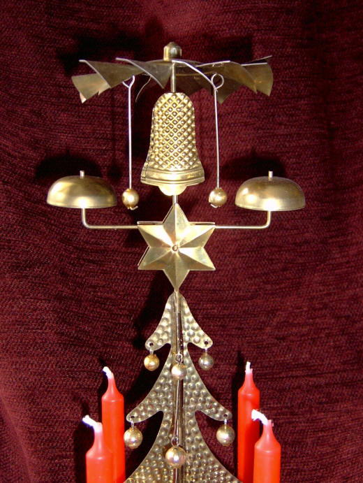 candle powered chimes four